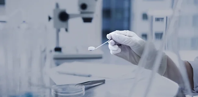 Aluminum hydroxide factory background